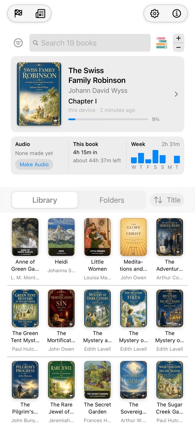 The same library and the same place on iPhone